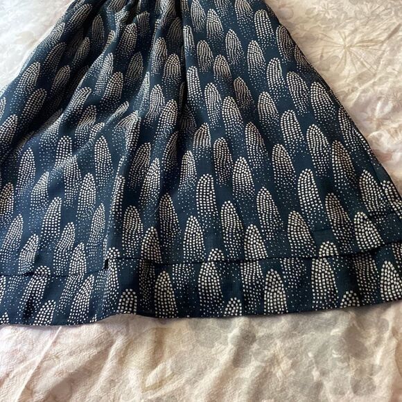 I Heart Ronson Dark Blackish Blue Sleeveless Cocktail Dress with Gold Fasteners - Picture 10 of 11